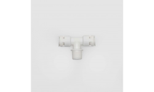 Фитинг тройник 1/4"трубка -1/4"наружная резьба-1/4"трубка